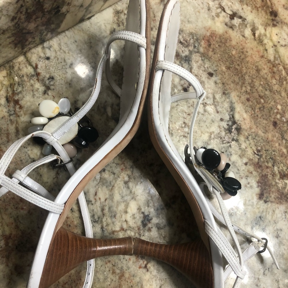 Vintage Chanel Logo heels sandals - Picture 9 of 14